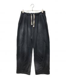 MOOJI MOOJI（ムージームージー）の古着「SWEAT 02 PANTS AGED」｜ブラック