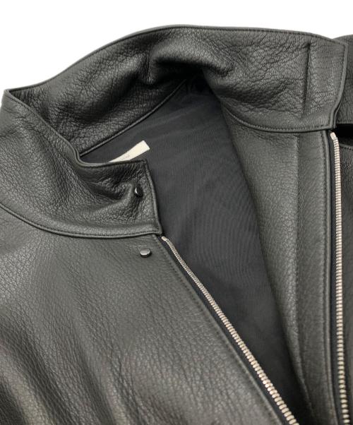 LIDnM（リドム）LIDnM (リドム) VINTAGE GOAT RIDING BLOUSON/レザージャケット ブラック サイズ:Lの古着・服飾アイテム
