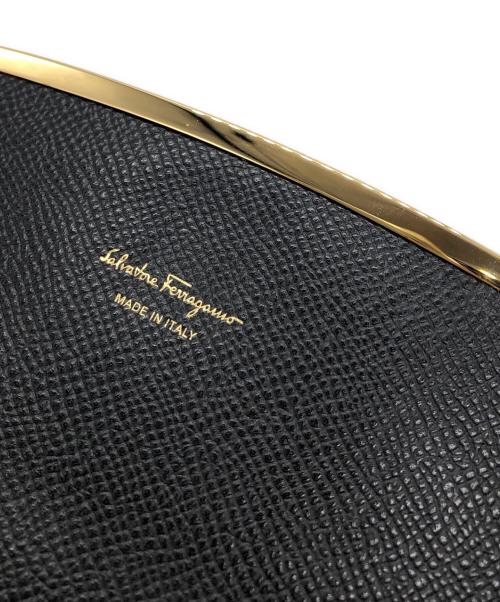 Salvatore Ferragamo（サルヴァトーレ フェラガモ）Salvatore Ferragamo (サルヴァトーレ フェラガモ) ガンチーニロングウォレット ブラックの古着・服飾アイテム