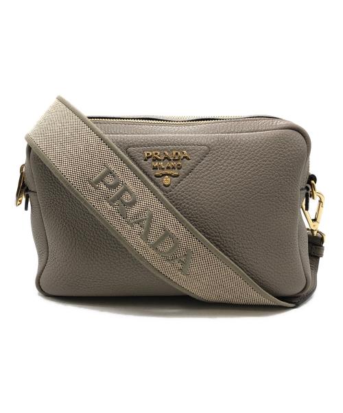 PRADA（プラダ）PRADA (プラダ) VIT.DAINO SOFTショルダーバッグ ベージュ サイズ:下記参照の古着・服飾アイテム