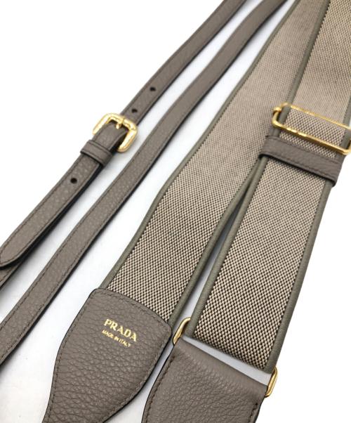 PRADA（プラダ）PRADA (プラダ) VIT.DAINO SOFTショルダーバッグ ベージュ サイズ:下記参照の古着・服飾アイテム