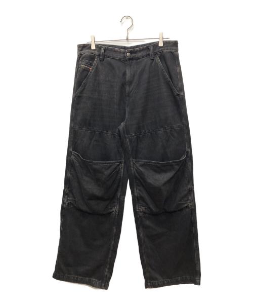 DIESEL（ディーゼル）DIESEL (ディーゼル) D-SHIFT バギーデニムパンツ ブラック サイズ:30の古着・服飾アイテム