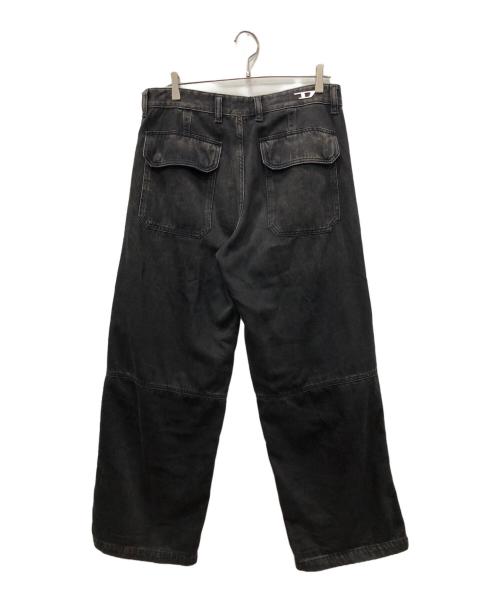 DIESEL（ディーゼル）DIESEL (ディーゼル) D-SHIFT バギーデニムパンツ ブラック サイズ:30の古着・服飾アイテム