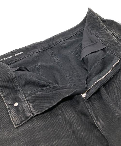 DIESEL（ディーゼル）DIESEL (ディーゼル) D-SHIFT バギーデニムパンツ ブラック サイズ:30の古着・服飾アイテム