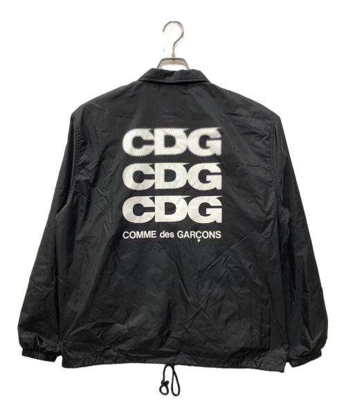 CDG（シーディージー）CDG (シーディージー) バックプリントコーチジャケット ブラック サイズ:SIZE Lの古着・服飾アイテム
