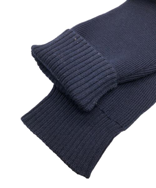 BOTTEGA VENETA（ボッテガベネタ）BOTTEGA VENETA (ボッテガベネタ) ジャガードカラーニット ネイビー サイズ:SIZE Lの古着・服飾アイテム