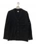 C.P COMPANY（シーピーカンパニー）の古着「COTTON CHENILLE BOTTONED CARDIGAN」｜ブラック