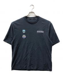 MARINE SERRE（マリーンセル）の古着「Scout Patches Crewneck T-Shirt」｜ネイビー