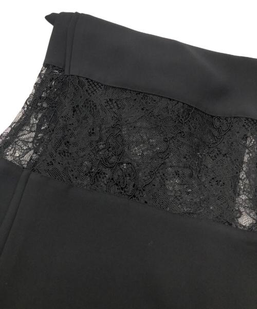YANMI（ヤンミ）YANMI (ヤンミ) LACE PANEL PANTS 26SS ブラック サイズ:SIZE 2の古着・服飾アイテム