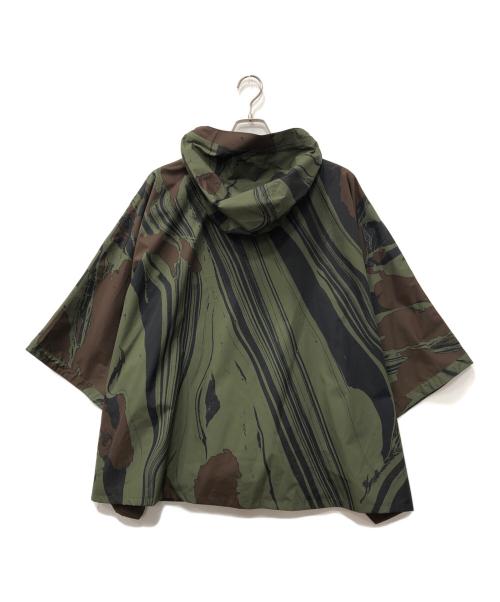 NIKE ACG（ナイキエーシージー）NIKE ACG (ナイキエーシージー) Fuji allover print poncho/フジ オールオーバー プリント ポンチョ グリーン サイズ:Sの古着・服飾アイテム