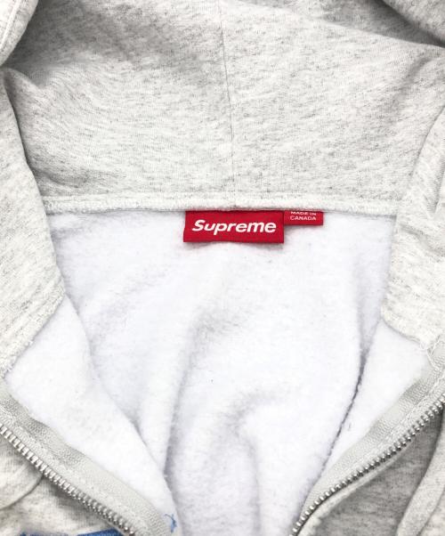 SUPREME（シュプリーム）SUPREME (シュプリーム) Collegiate Applique Zip Up Hooded Sweatshirt グレー サイズ:SIZE Mの古着・服飾アイテム