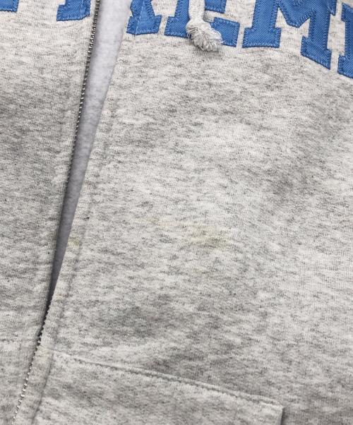 SUPREME（シュプリーム）SUPREME (シュプリーム) Collegiate Applique Zip Up Hooded Sweatshirt グレー サイズ:SIZE Mの古着・服飾アイテム