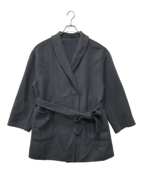 SLOBE IENA（スローブ イエナ）SLOBE IENA (スローブ イエナ) SUPER140ダブルフェイスベルテッドコート グレー サイズ:FREEの古着・服飾アイテム