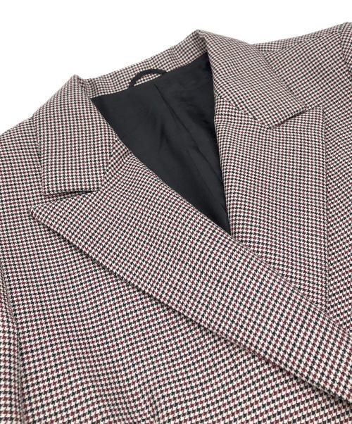 ANAYI（アナイ）ANAYI (アナイ) ダブルクロスピークドジャケット グレー×ブラウン サイズ:40の古着・服飾アイテム