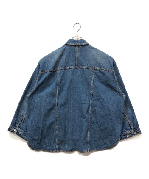 Adam et Rope（アダム エ ロペ）Adam et Rope (アダム エ ロペ) シャツライクGジャン ブルー サイズ:38 未使用品の古着・服飾アイテム