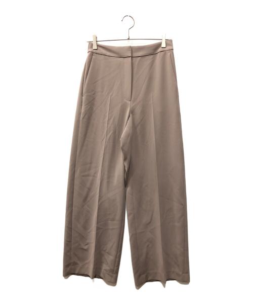 theory luxe（セオリーリュクス）theory luxe (セオリーリュクス) ドレープセンタープレスワイドパンツ - Idana - Luve ベージュ サイズ:40の古着・服飾アイテム