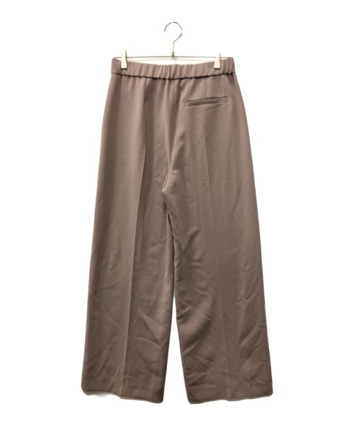 theory luxe（セオリーリュクス）theory luxe (セオリーリュクス) ドレープセンタープレスワイドパンツ - Idana - Luve ベージュ サイズ:40の古着・服飾アイテム