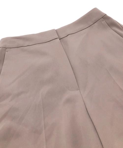 theory luxe（セオリーリュクス）theory luxe (セオリーリュクス) ドレープセンタープレスワイドパンツ - Idana - Luve ベージュ サイズ:40の古着・服飾アイテム