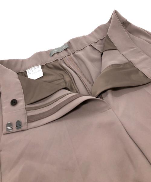 theory luxe（セオリーリュクス）theory luxe (セオリーリュクス) ドレープセンタープレスワイドパンツ - Idana - Luve ベージュ サイズ:40の古着・服飾アイテム