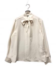 theory luxe（セオリーリュクス）の古着「タイブラウス - Esther - Marvine」｜アイボリー
