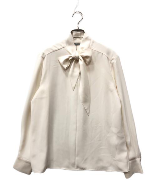 theory luxe（セオリーリュクス）theory luxe (セオリーリュクス) タイブラウス - Esther - Marvine アイボリー サイズ:38 未使用品の古着・服飾アイテム