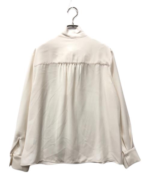 theory luxe（セオリーリュクス）theory luxe (セオリーリュクス) タイブラウス - Esther - Marvine アイボリー サイズ:38 未使用品の古着・服飾アイテム
