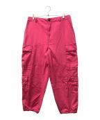 stussyステューシー）の古着「Ripstop Surplus Cargo」｜ピンク