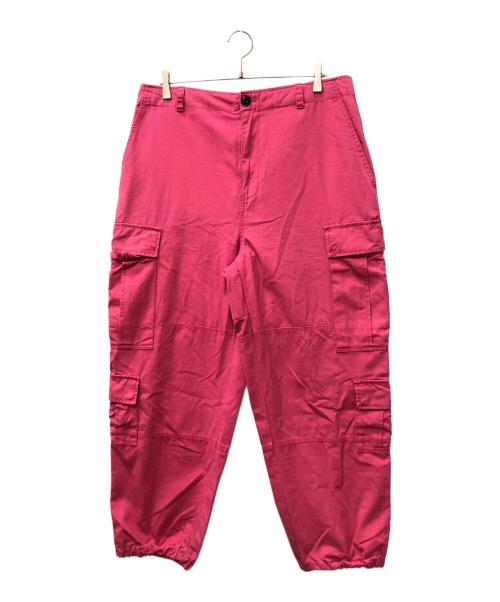 stussy（ステューシー）stussy (ステューシー) Ripstop Surplus Cargo ピンク サイズ:34の古着・服飾アイテム