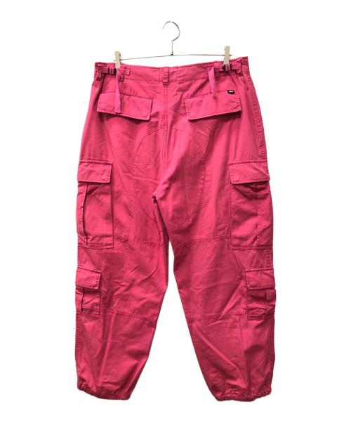 stussy（ステューシー）stussy (ステューシー) Ripstop Surplus Cargo ピンク サイズ:34の古着・服飾アイテム