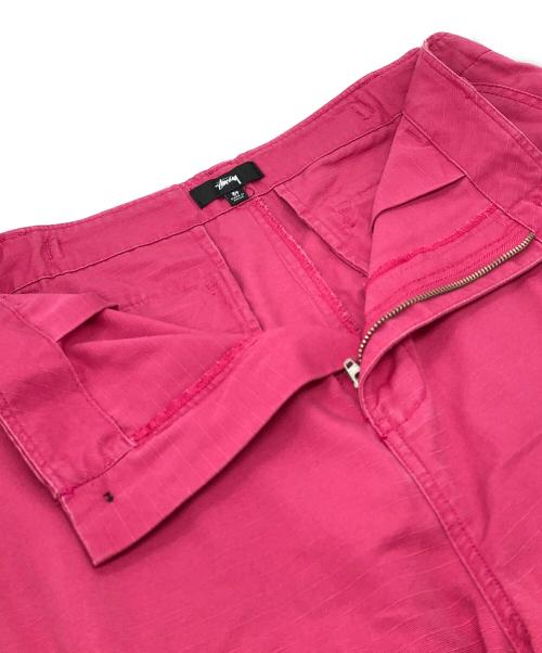 stussy（ステューシー）stussy (ステューシー) Ripstop Surplus Cargo ピンク サイズ:34の古着・服飾アイテム
