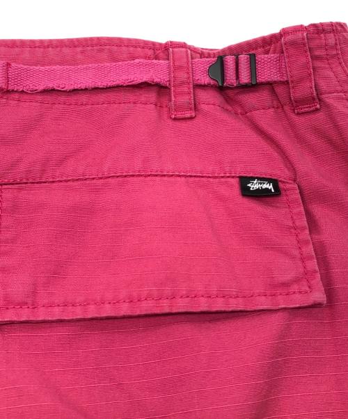 stussy（ステューシー）stussy (ステューシー) Ripstop Surplus Cargo ピンク サイズ:34の古着・服飾アイテム