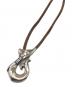 BILL WALL LEATHER（ビルウォールレザー）の古着「Whale Tale Hook Pendant/ネックレス」｜シルバー