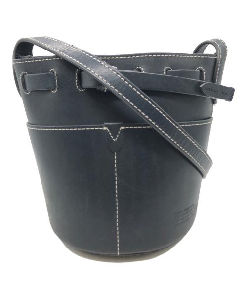 ANYA HINDMARCH（アニヤ・ハインドマーチ）ANYA HINDMARCH (アニヤ・ハインドマーチ) return to nature bucket bag mini ブラック サイズ:下記参照の古着・服飾アイテム