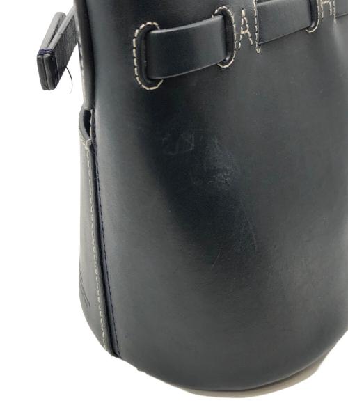 ANYA HINDMARCH（アニヤ・ハインドマーチ）ANYA HINDMARCH (アニヤ・ハインドマーチ) return to nature bucket bag mini ブラック サイズ:下記参照の古着・服飾アイテム