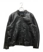 HARLEY-DAVIDSONハーレーダビッドソン）の古着「Enodia レザージャケット（Enodia Leather Riding Jacket）」｜ブラック