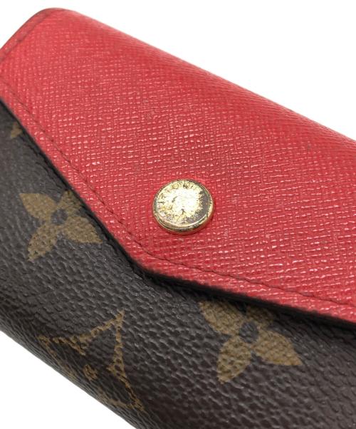 LOUIS VUITTON（ルイ ヴィトン）LOUIS VUITTON (ルイ ヴィトン) ミュルティ・カルト・サラ/カードケース ブラウン×レッドの古着・服飾アイテム