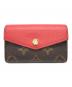 LOUIS VUITTON（ルイ ヴィトン）の古着「ミュルティ・カルト・サラ/カードケース」｜ブラウン×レッド