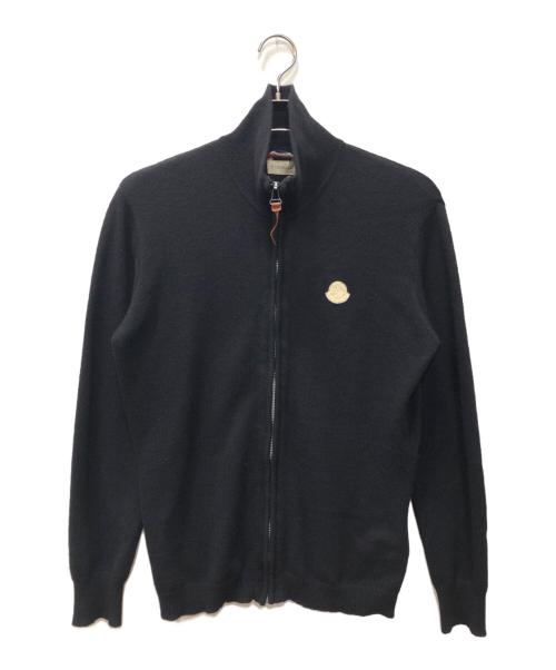 MONCLER（モンクレール）MONCLER (モンクレール) MAGLIONE TRICOT CARDIGAN ジップアップニット ブラック サイズ:Mの古着・服飾アイテム