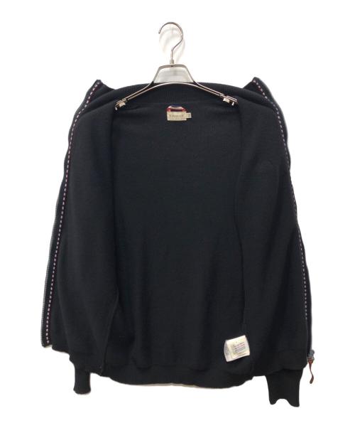 MONCLER（モンクレール）MONCLER (モンクレール) MAGLIONE TRICOT CARDIGAN ジップアップニット ブラック サイズ:Mの古着・服飾アイテム