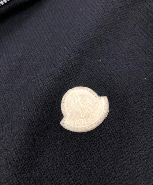 MONCLER（モンクレール）MONCLER (モンクレール) MAGLIONE TRICOT CARDIGAN ジップアップニット ブラック サイズ:Mの古着・服飾アイテム