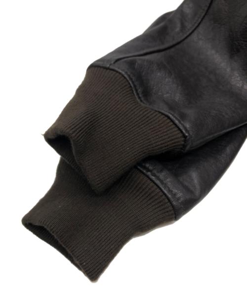AVIREX（アヴィレックス）AVIREX (アヴィレックス) TOP GUN トップガン ゴートスキンレザー G-1 フライトジャケット ブラウン サイズ:SIZE 38の古着・服飾アイテム