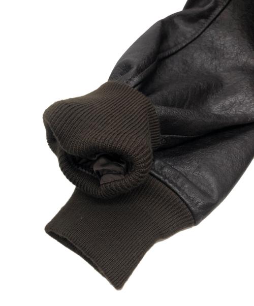 AVIREX（アヴィレックス）AVIREX (アヴィレックス) TOP GUN トップガン ゴートスキンレザー G-1 フライトジャケット ブラウン サイズ:SIZE 38の古着・服飾アイテム