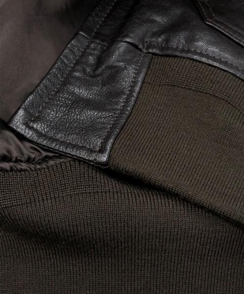 AVIREX（アヴィレックス）AVIREX (アヴィレックス) TOP GUN トップガン ゴートスキンレザー G-1 フライトジャケット ブラウン サイズ:SIZE 38の古着・服飾アイテム