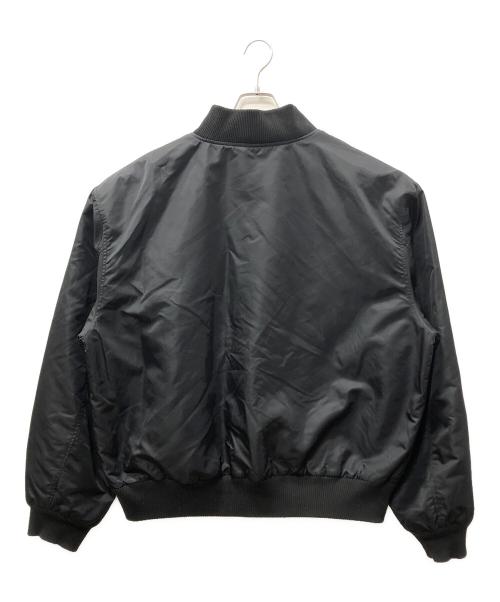 stussy（ステューシー）stussy (ステューシー) SURFMAN STADIUM JACKET ブラック サイズ:SIZE XLの古着・服飾アイテム