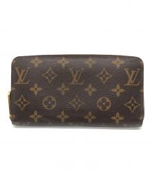 LOUIS VUITTON（ルイ ヴィトン）の古着「ジッピー・ウォレット モノグラム」｜ブラウン