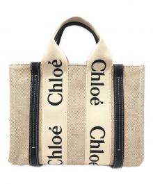Chloe（クロエ）の古着「WOODYスモールトートバッグ」｜ベージュ