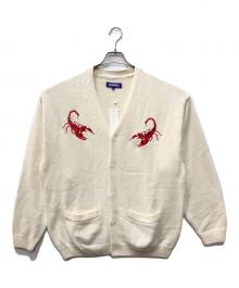 FUCKING AWESOME（ファッキンオーサム）の古着「Embroid Scorpion Cardigan」｜ホワイト