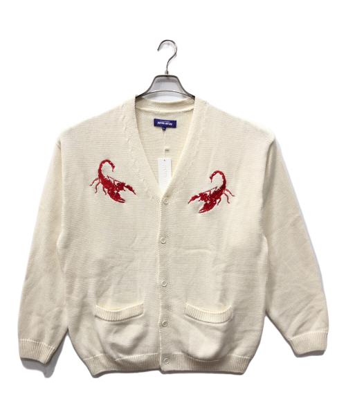 FUCKING AWESOME（ファッキンオーサム）FUCKING AWESOME (ファッキンオーサム) Embroid Scorpion Cardigan ホワイト サイズ:XL 未使用品の古着・服飾アイテム