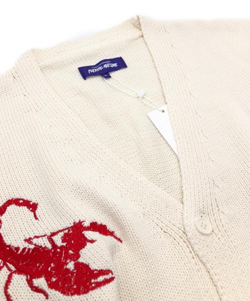 FUCKING AWESOME（ファッキンオーサム）FUCKING AWESOME (ファッキンオーサム) Embroid Scorpion Cardigan ホワイト サイズ:XL 未使用品の古着・服飾アイテム