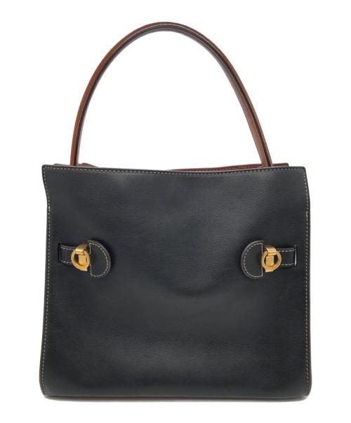 TORY BURCH（トリーバーチ）TORY BURCH (トリーバーチ) LEE RADZWILL SMALL DOUBLE BAG ブラックの古着・服飾アイテム